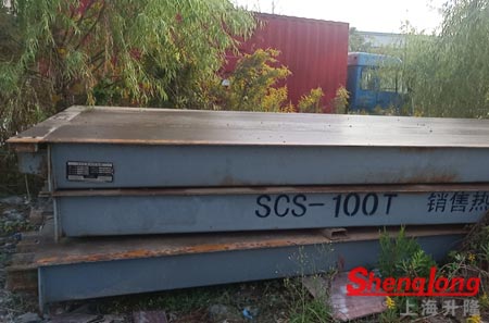 3節(jié)秤體100T二手地磅