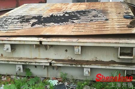 泰州海陵區(qū)5成新40噸8米舊地磅