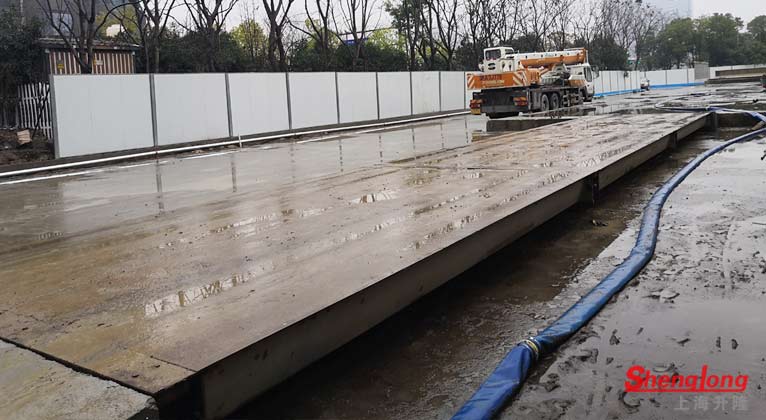 寧波海曙區(qū)鼓樓街道3節(jié)80噸二手地磅