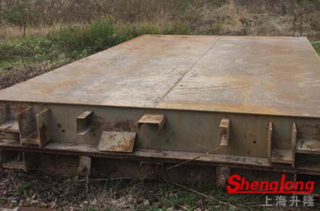 浙江紹興市10米2節(jié)100噸舊地磅